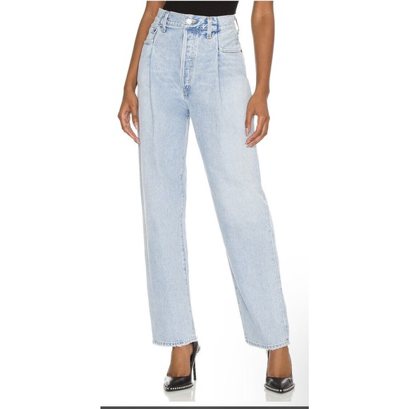 Agolde Folded Wasitband High Rise Jeans Size 29 in Sideline